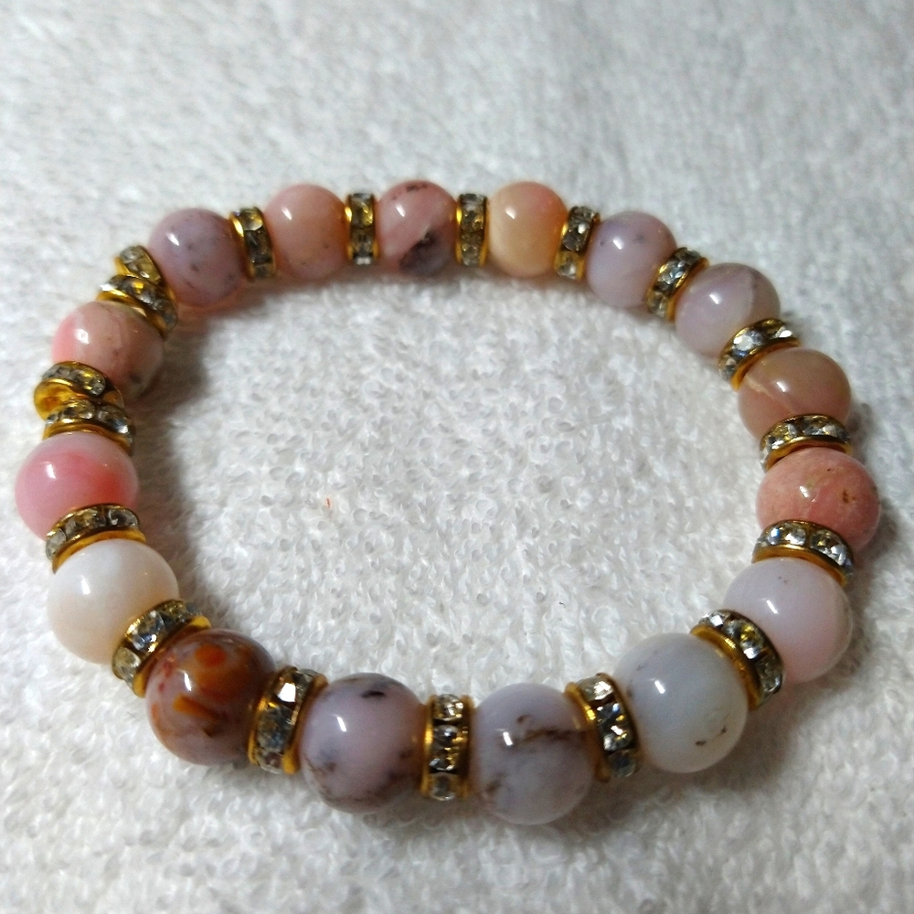 Hand beaded bracelet